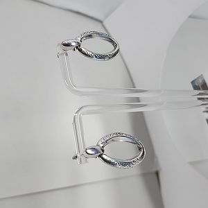 Brighton Silver Chain Link Earrings
